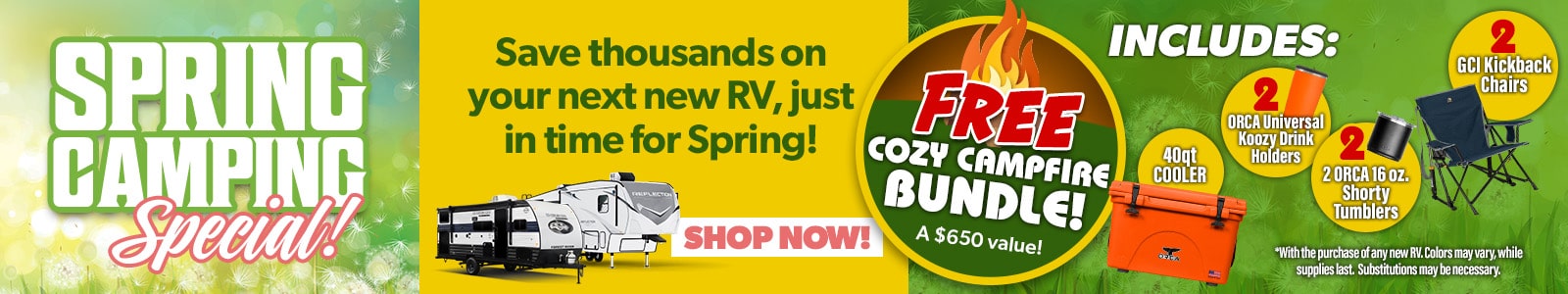 Spring Camping Special - Cozy Campfire Bundle